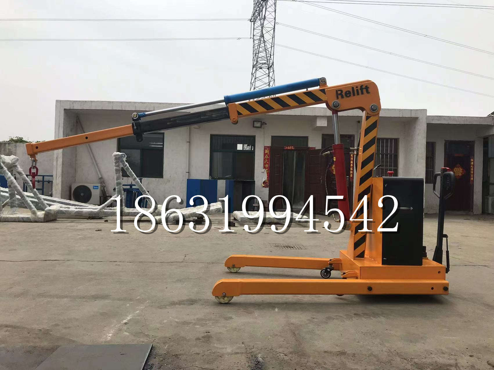 鄂托克前旗久征定做3吨三轮随车吊 农用园林绿化移树吊 平板工程用小吊机